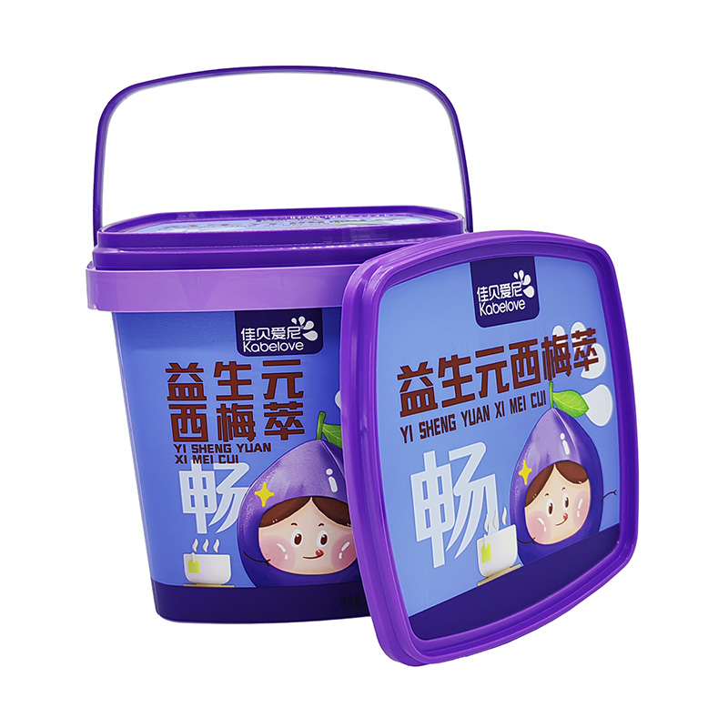금형 라벨 사각형 버킷의 PP 플라스틱