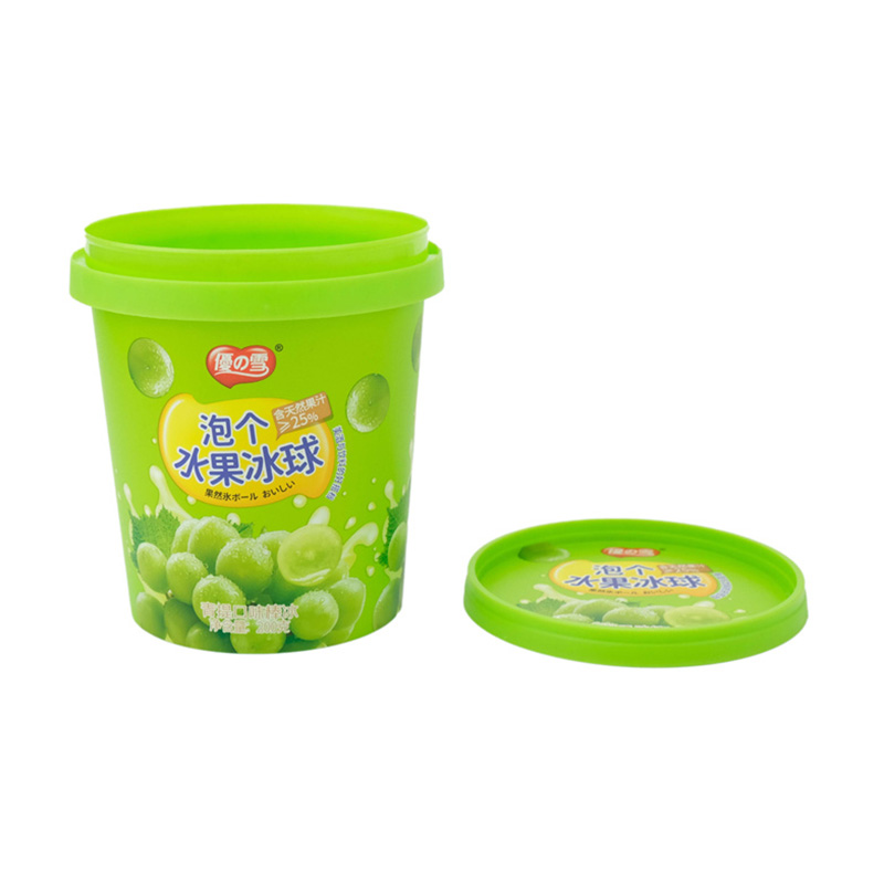 금형 라벨의 PP 플라스틱 저장 버킷